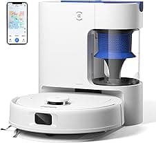 ECOVACS DEEBOT N30 Plus White 2 in 1 Robot Vacuum & Mop, 2025 New Launch, Multi-Cyclone Auto-Empty Station, 10000 Pa Suction, 5200mAh Battery, Covers 3500+sq ft, Zero Tangle 2.0, Advanced TrueMapping