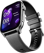 Boat New Launch Ultima Ember Smartwatch w/ 1.96” (4.97 cm) AMOLED Display, Personalized Fitness Nudges, Functional Crown, 100+ Sports Modes, Custom Watch Faces (Bold Black)