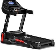 Lifelong FitPro Motorized Treadmill for Home (4HP Peak) | 3-Level Manual Incline | Rubberies Shock Absorption | Foldable Hydraulic | 12 Preset Workouts | 14km/hr | 100Kg | Bluetooth (LLTM033)