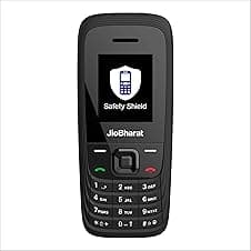 JIO JioBharat V4 4G Keypad Phone with Safety Shield Feature, JioTV, JioHotstar, JioSaavn, JioPay (UPI & SoundPay), LED Torch, Digital Camera, 1000mAh Battery | Black | Locked Network