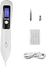 Concepta Dark Spot Remover Pen – LCD Display Wart Remover Machine for Skin Tag, Freckle and Spot Removal – Portable Beauty Care Tool (Multicolor)