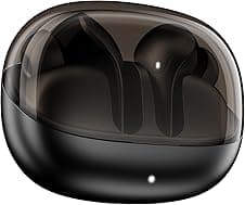 Boat 2025 Launch Airdopes Plus 311,Glass Design,ENx Tech,50 H Battery, Fast Charge, Stream Ad Free Music via App Support, Bluetooth Earbuds, TWS Ear Buds Wireless Earphones with mic (Charcoal Black)