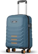 Safari Cabin Crescent 8 Wheels 56cm Small Trolley Bag Hard Case Polycarbonate 360 Degree Wheeling System Luggage, Travel Bag, Suitcase for Travel, Trolley Bags for Travel, Ink Blue