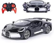 Popsugar Door Opening Remote Control Car | Rechargeable 1200mAh Lithium Battery | C-Type Charging | 75-Min Runtime | 2.4G Long Range Remote (100+ ft) | HighSpeed RC Car | Gift for Kids | Made in India