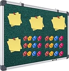 GOSHU Premium Notice Board - 3x4 Feet with 50 Push Pins