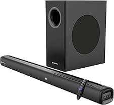 ZEBRONICS Juke BAR 4100 Soundbar, 200 Watts, Virtual 5.1, Quad Driver Soundbar, 6.5" Subwoofer, Wall Mountable, Bluetooth v5.0 | HDMI (ARC) | Optical in | USB | AUX