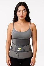 PLETHEON 3 In 1 Postpartum Belly Band Post Pregnancy Abdominal Belt For Women After Birth Belly/Waist/Pelvis Wrap Postnatal Shapewear, (Fit from 30 Inch to 46 Inches of waist) (Gray)